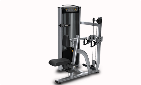 雙軸式坐姿劃船訓練機