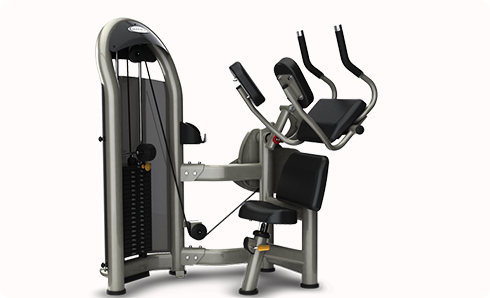 雙位腹部前屈訓練機