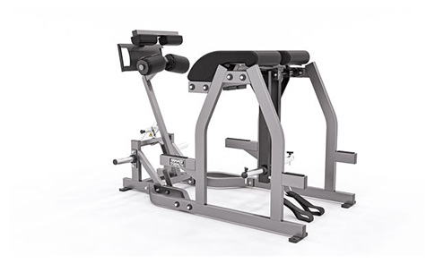 腹、背、臀肌、腘繩肌、俯身后伸腿訓練器