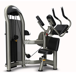 雙位腹部前屈訓練機